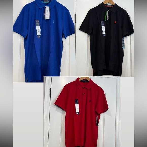 Polo Ralph Lauren Other - (3) NEW U.S. Polo ASSN Ultimate Pique by Ralph Lauren Men's Polo Shirts Sz Large